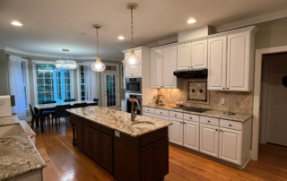 how do you clean painted cabinets