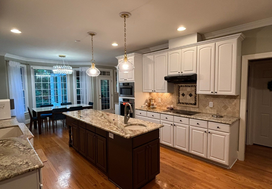 how do you clean painted cabinets