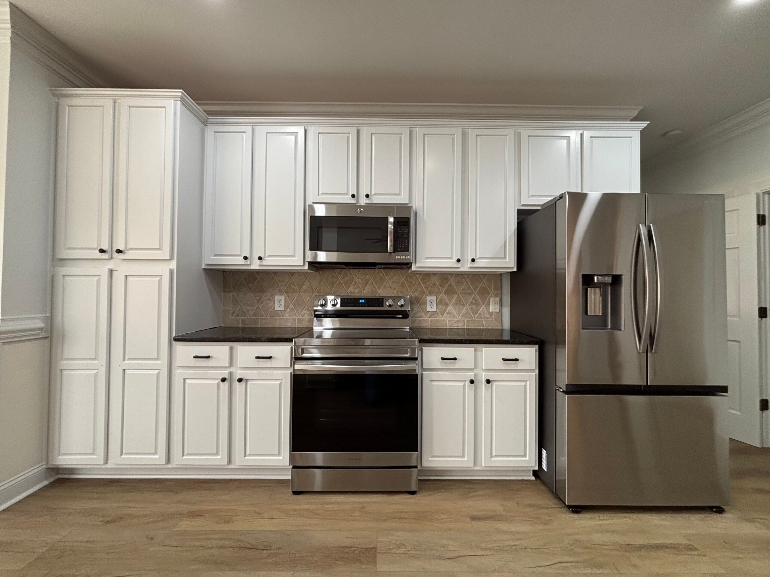 After Kitchen Cabinet Painting in Fuquay-Varina